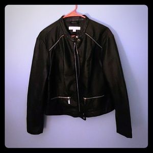 NY & Company pleather jacket